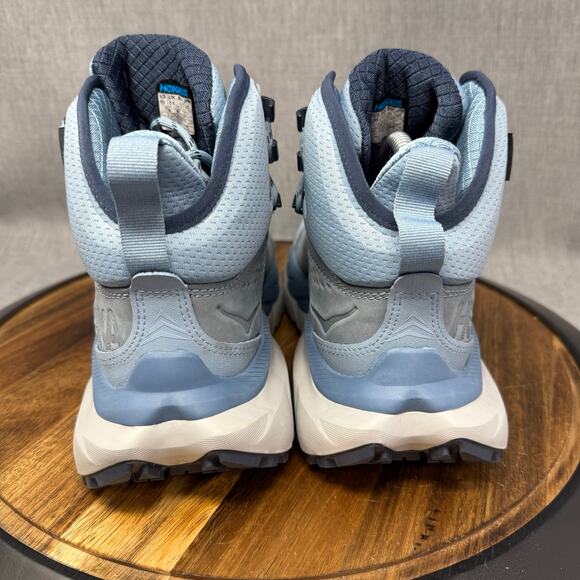 Hoka One One Kaha 2 Women's Size 8.5 Goretex Waterproof Blue Mid Boots Shoes - Picture 4 of 6